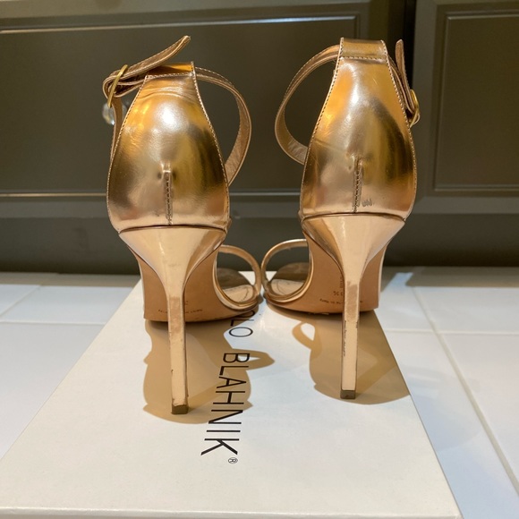 Manolo blahnik Chaos heels rose gold - Picture 4 of 4
